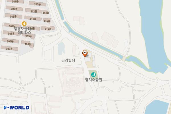 명지1동 주민센터 위치 지도 — 부산광역시 강서구 영강길19번길 58
