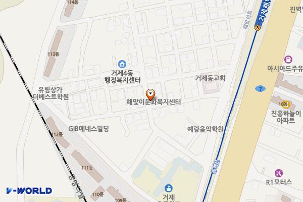 거제4동 주민센터 위치 지도 — 부산광역시 연제구 해맞이로43번길 36
