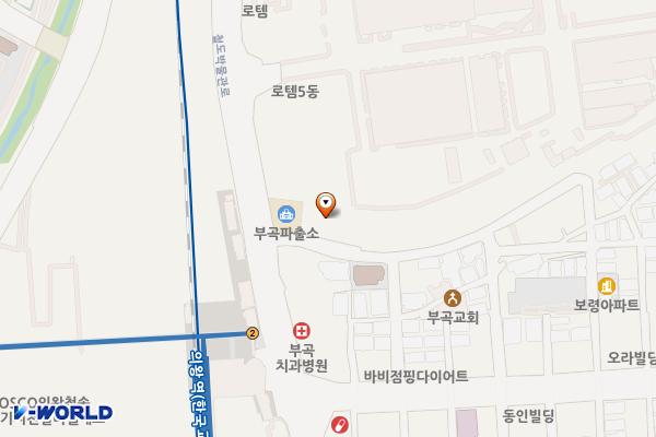 의왕역 공영주차장 위치 지도 — 경기도 의왕시 한백이길 7
