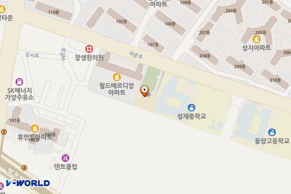 가양1동주민센터 위치 지도 — 서울특별시 강서구 허준로 30
