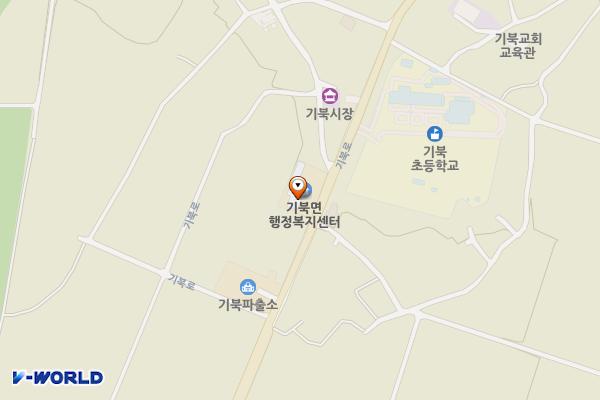 기북면행정복지센터 위치 지도 — 경상북도 포항시 북구 기북면 기북로 443