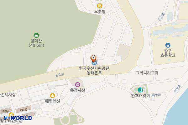 환여동 행정복지센터 위치 지도 — 경상북도 포항시 북구 삼호로 457
