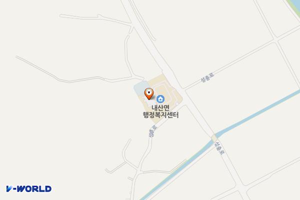 내산면사무소 위치 지도 — 충청남도 부여군 내산면 성충로 982