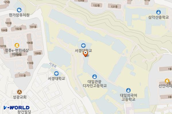 서경대학교2주차장 위치 지도 — 서울특별시 성북구 서경로 124