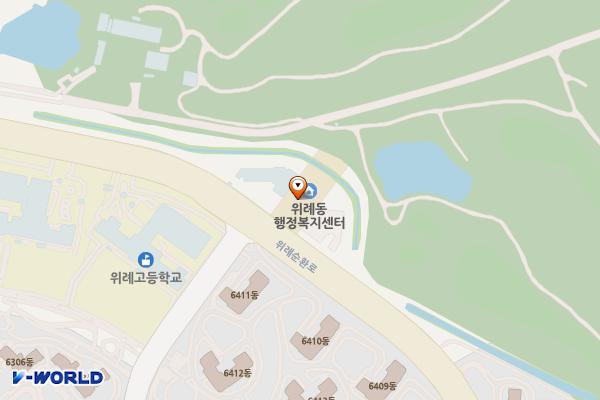 위례동 주민센터 위치 지도 — 경기도 하남시 위례순환로 310
