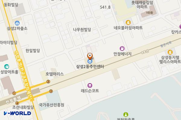 삼성2동 주민센터 위치 지도 — 서울특별시 강남구 봉은사로 419