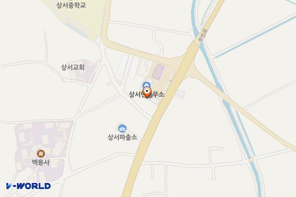 부안군 상서면사무소 위치 지도 — 전북특별자치도 부안군 상서면 부안로 2001