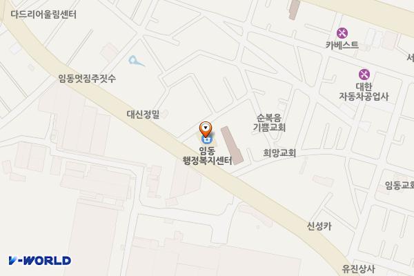 광주 임동행정복지센터 위치 지도 — 전남광주통합특별시 북구 서림로 53