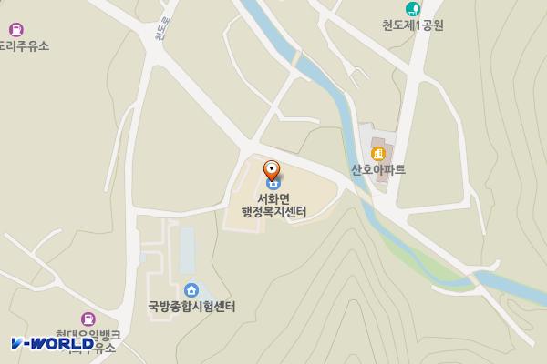 강원인제 서화면행정복지센터 위치 지도 — 강원특별자치도 인제군 서화면 천도로78번길 16