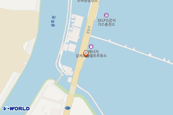 강서오곡셀프주유소 위치 지도 — 서울특별시 강서구 벌말로 254