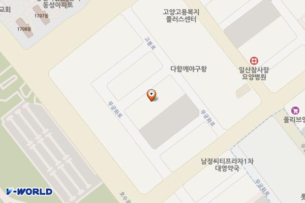 경기고양 코오롱레이크폴리스3차B 위치 지도 — 경기도 고양시 일산동구 고봉로 20-32