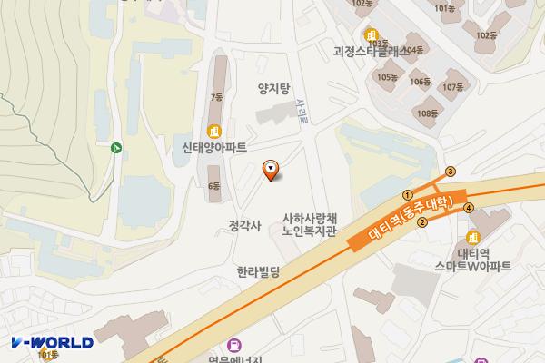 자매정신요양원 위치 지도 — 부산광역시 사하구 사리로 37