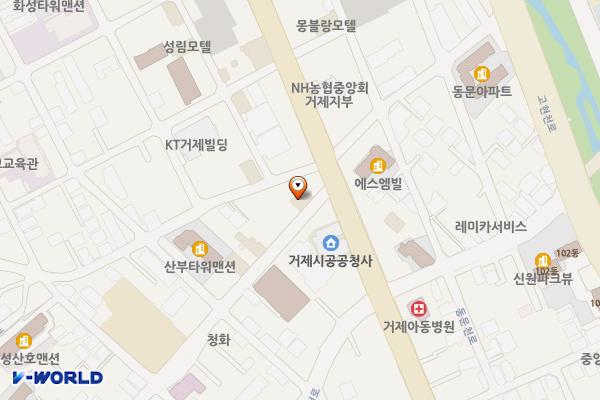 경남거제 궁전장 위치 지도 — 경상남도 거제시 거제중앙로13길 4
