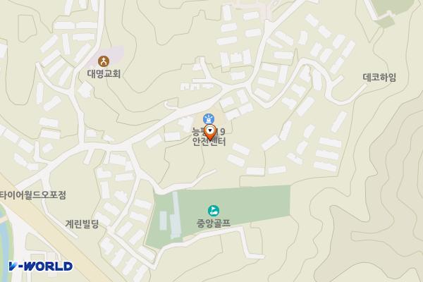 경기광주 중앙스포츠(중앙스파월드) 위치 지도 — 경기도 광주시 대명대길 18-17