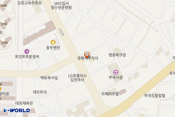 전기안전공사 경북서부지사 위치 지도 — 경상북도 김천시 시민로 22