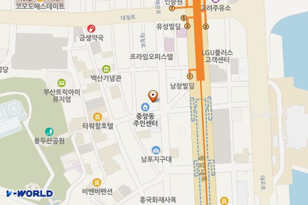 전기안전공사 부산울산지역본부 위치 지도 — 부산광역시 중구 해관로 27