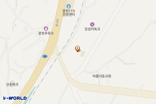 충남홍성 뉴월드모텔 위치 지도 — 충청남도 홍성군 광천읍 광천로430번길 11