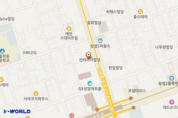 SH공사 강남서초센터 위치 지도 — 서울특별시 강남구 선릉로 615