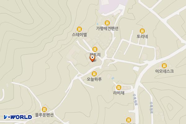 경기가평 스카이빌 위치 지도 — 경기도 가평군 상면 수목원로386번길 14