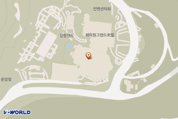강원랜드호텔 안전관리동 위치 지도 — 강원특별자치도 정선군 사북읍 하이원길 265