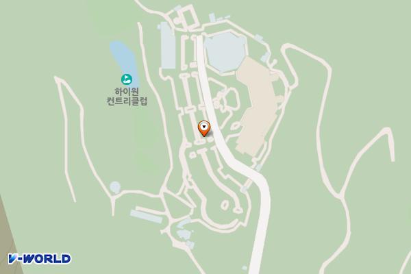 강원랜드팰리스호텔 고객주차장 위치 지도 — 강원특별자치도 정선군 고한읍 고한7길 399