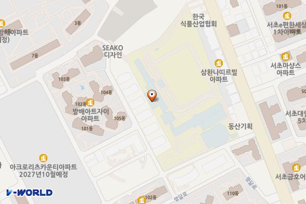 서울서초_상문고등학교 위치 지도 — 서울특별시 서초구 명달로 45