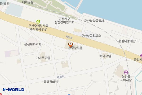 전북군산 피카소장 위치 지도 — 전북특별자치도 군산시 장미2길 8
