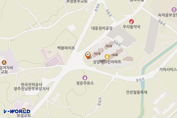 전남보성보성관광모텔 위치 지도 — 전남광주통합특별시 보성군 보성읍 현충로 6