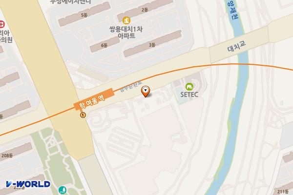 서울시 학여울역공영주차장(급속) 위치 지도 — 서울특별시 강남구 남부순환로 지하 3104