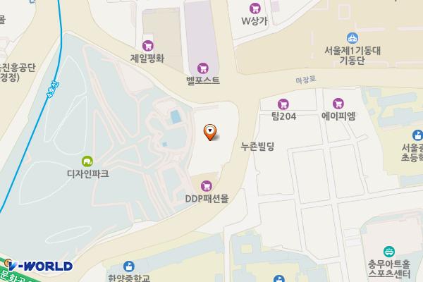 서울시 동대문공영주차장(급속) 위치 지도 — 서울특별시 중구 마장로 22