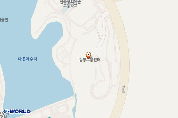 광양시 커뮤니티센터 위치 지도 — 전남광주통합특별시 광양시 중마로 410