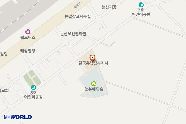 전기안전공사 충남남부지사2 위치 지도 — 충청남도 논산시 계백로1074번길 13-2