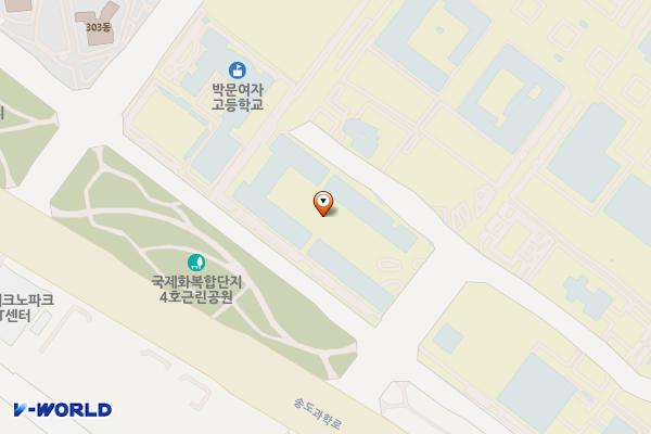 인천연수구 송도연세대캠퍼스 위치 지도 — 인천광역시 연수구 송도과학로 85