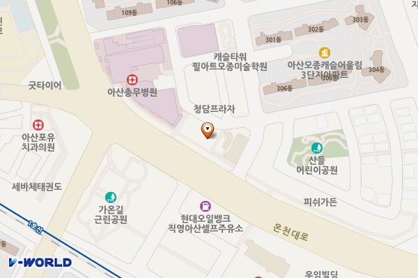 농협은행 충남아산시지부 위치 지도 — 충청남도 아산시 모종남로12번길 20