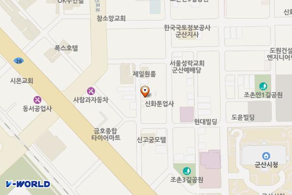 전남군산 제일택시 위치 지도 — 전북특별자치도 군산시 조촌1길 18