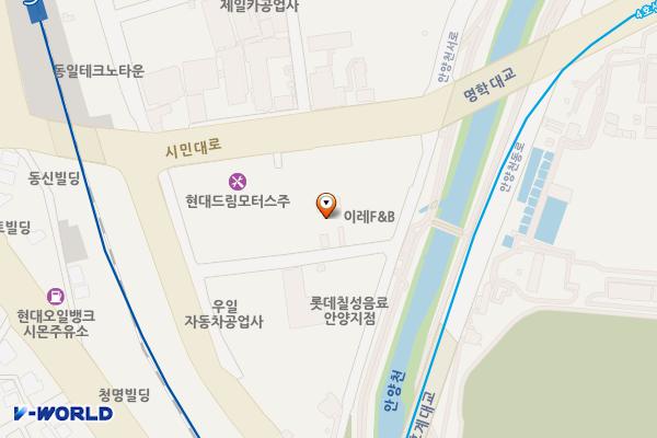 경기안양 관악택시 위치 지도 — 경기도 안양시 만안구 덕천로10번길 23