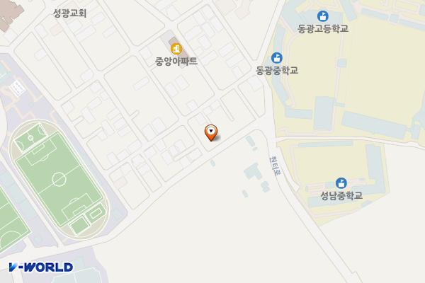 경기성남 성남동 제2 공영주차장 위치 지도 — 경기도 성남시 중원구 원터로69번길 10