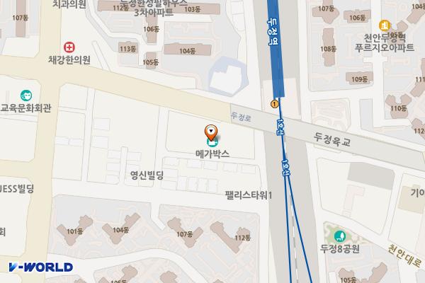 충남천안 센트하임프라자 위치 지도 — 충청남도 천안시 서북구 1공단1길 52