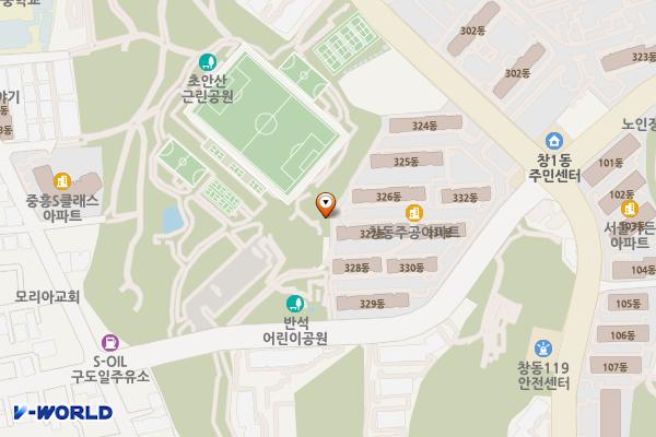 서울도봉 초안산창골주차장 위치 지도 — 서울특별시 도봉구 해등로3길 48-11