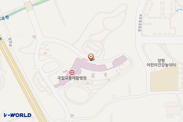 경기양평 국립교통재활병원2 위치 지도 — 경기도 양평군 양평읍 중앙로 260