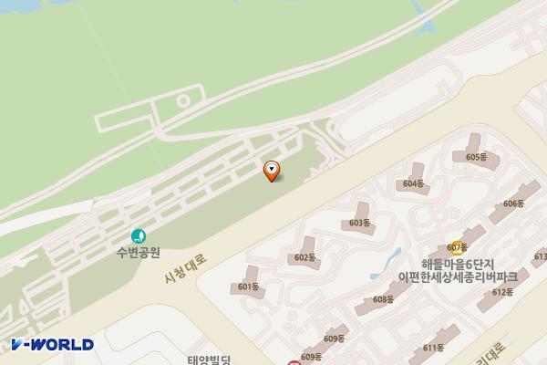 대평동 위치 지도 — 세종특별자치시 대평동 666
