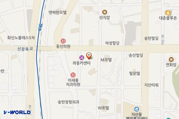 경기평택 가이아프레지던스2 위치 지도 — 경기도 평택시 지산로 10