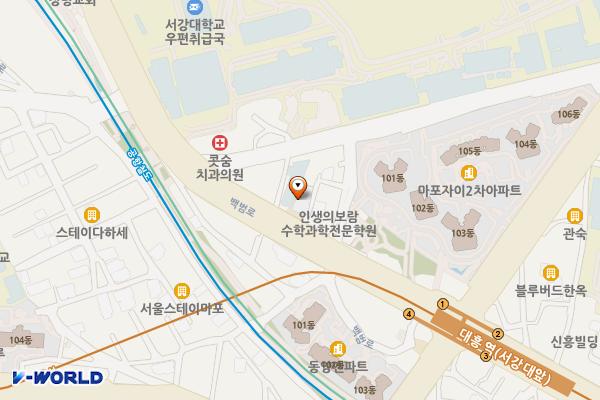 전기안전공사 서울지역본부 위치 지도 — 서울특별시 마포구 백범로 73