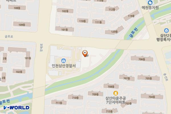 인천부평 민방위교육장 위치 지도 — 인천광역시 부평구 굴포로 110