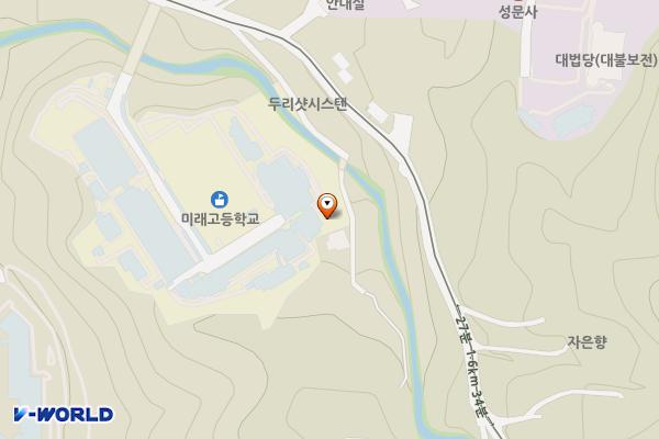 강원원주 원주공업고등학교 위치 지도 — 강원특별자치도 원주시 고문골길 54
