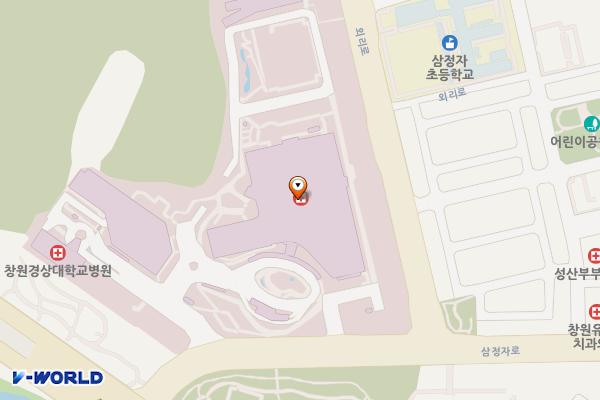 경남창원 창원경상국립대학교병원 3 위치 지도 — 경상남도 창원시 성산구 삼정자로 11
