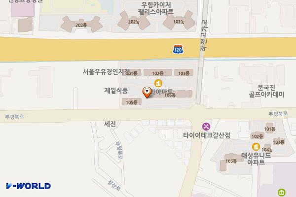 인천부평 태화아파트 위치 지도 — 인천광역시 부평구 부평북로 313