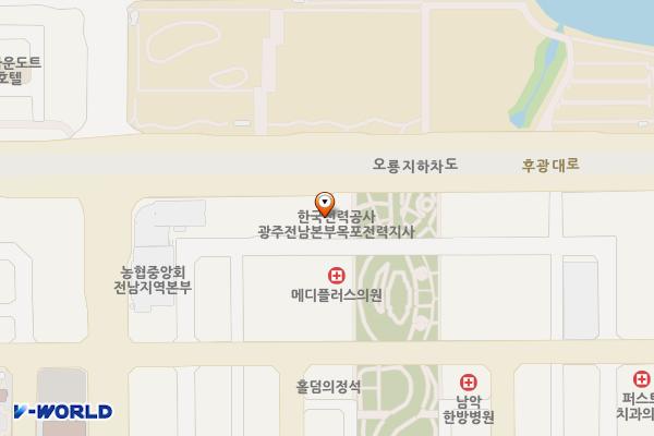 전남무안 전문건설공제조합 목포 위치 지도 — 전남광주통합특별시 무안군 삼향읍 후광대로 282