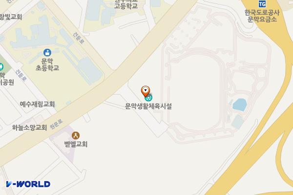 강원원주 원주문막생활체육시설 위치 지도 — 강원특별자치도 원주시 문막읍 원문로 1771
