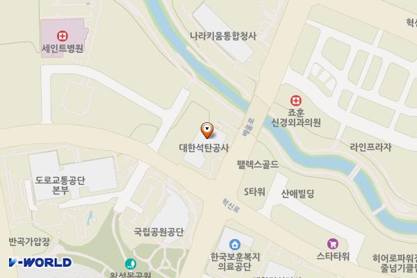 강원원주 대한석탄공사 위치 지도 — 강원특별자치도 원주시 배울로 85